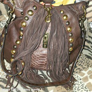 Gucci snakeskin bag